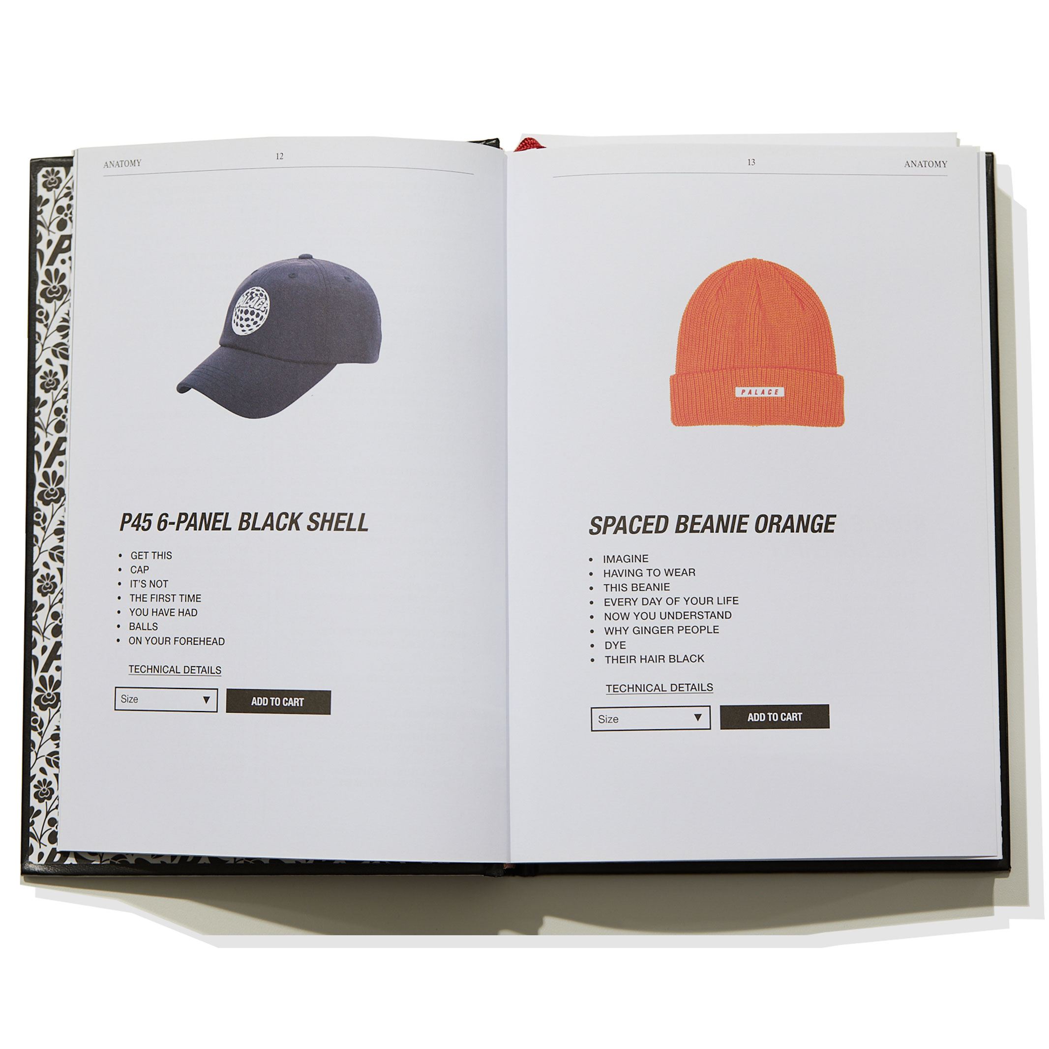 Palace Product Descriptions